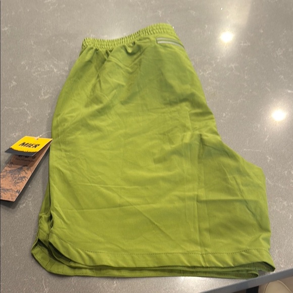 Mier Lime Green Sports Shorts - Picture 6 of 6